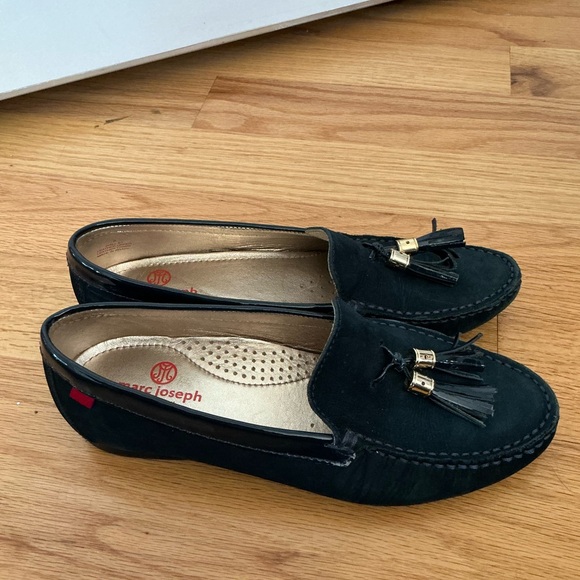 Marc Joseph Shoes - Marc Joseph New York Midnight Blue Suede Loafers – Women’s Size‎ 8